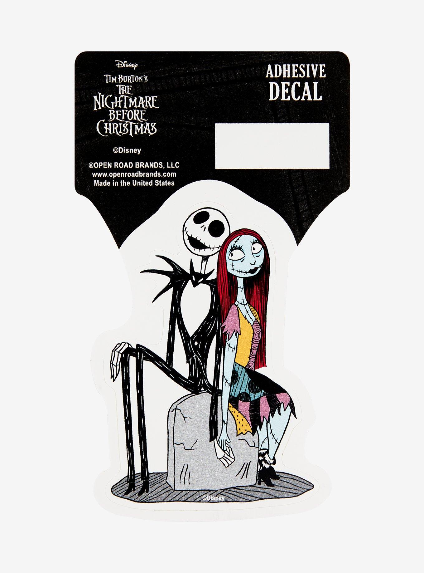 The Nightmare Before Christmas Jack & Sally Auto Decal, , hi-res