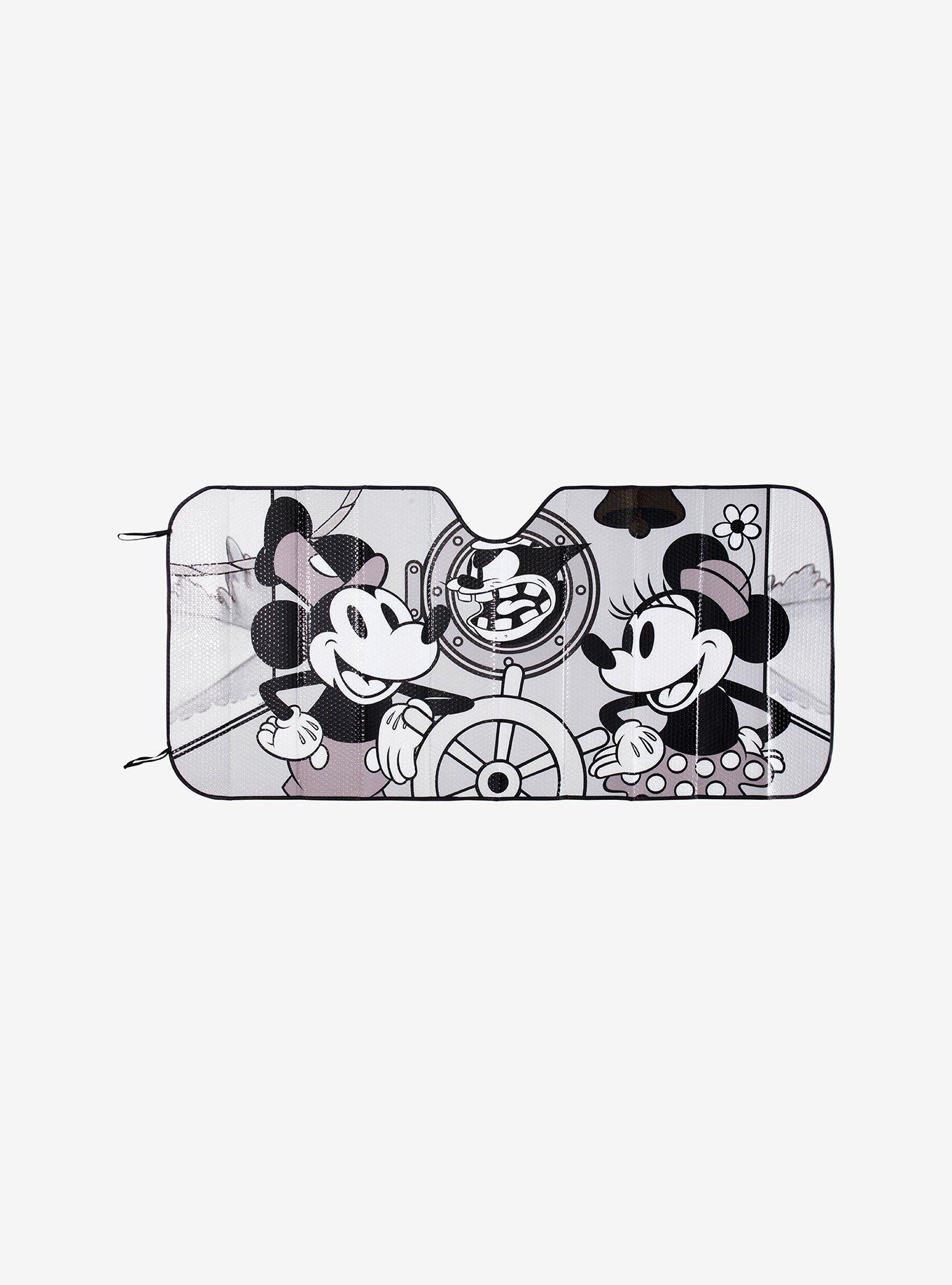 Disney Steamboat Willie Mickey Mouse & Minnie Mouse Sun Shade, , hi-res