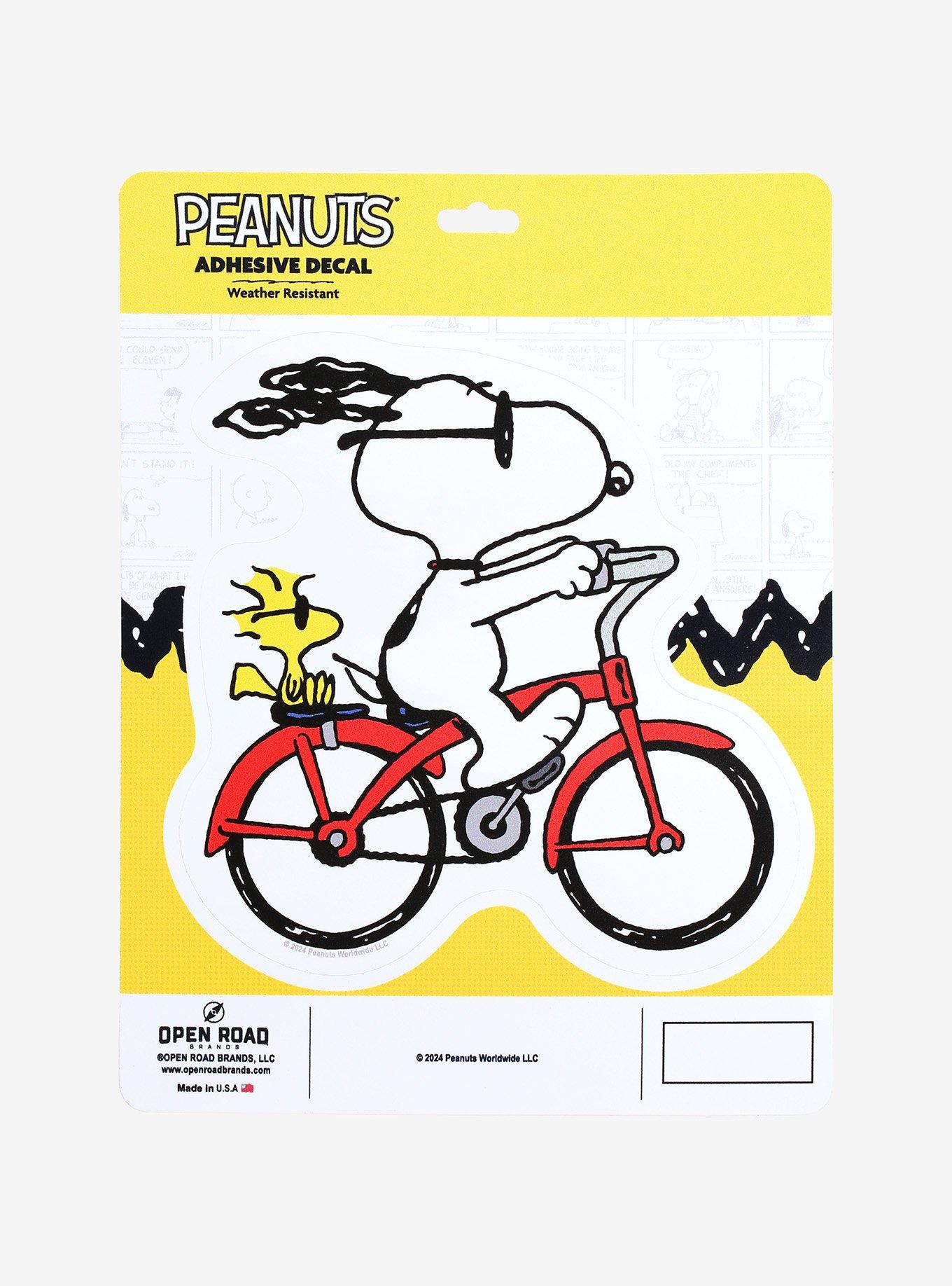 Peanuts Snoopy & Woodstock Bike Decal