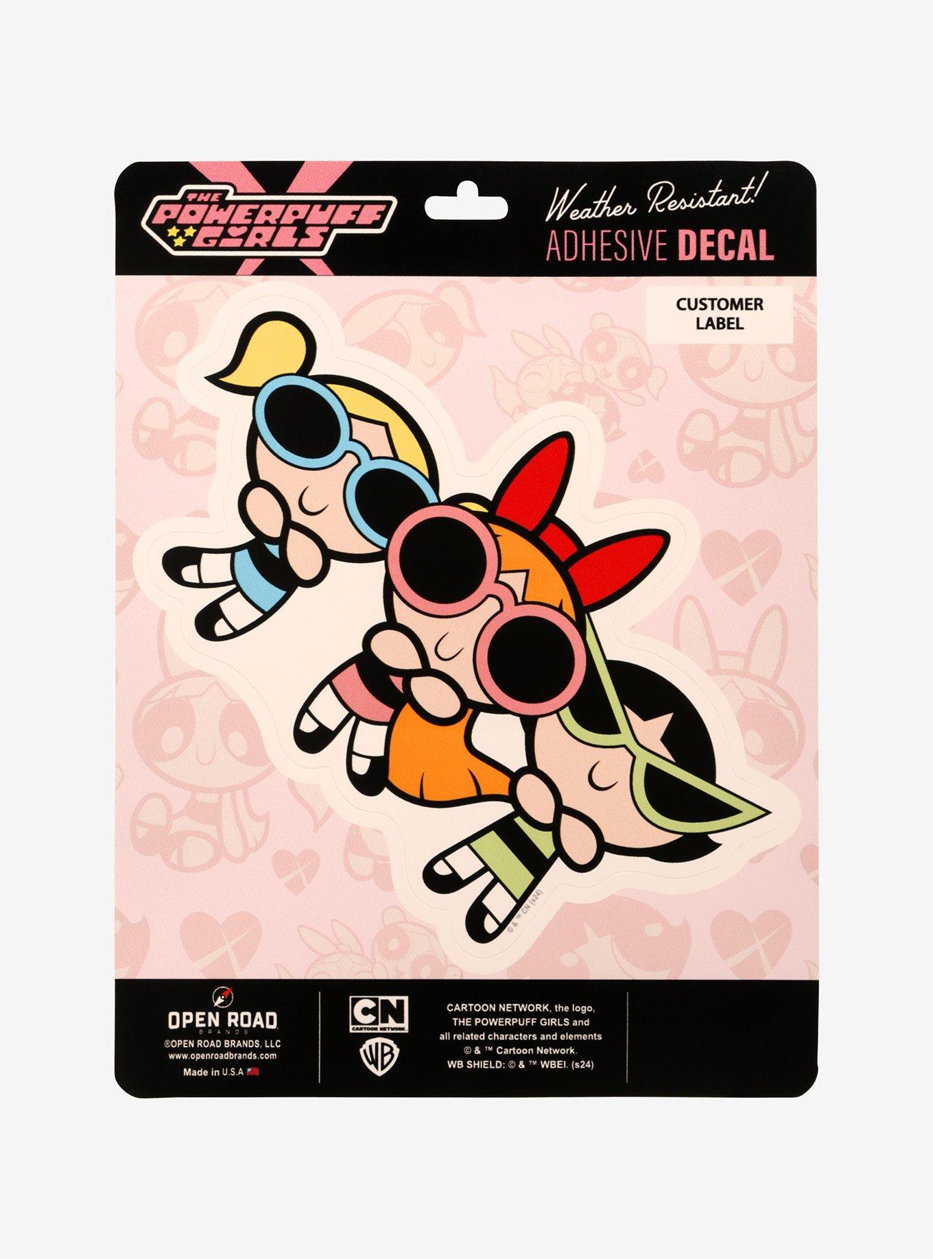 The Powerpuff Girls Trio Sunglasses Car Decal, , hi-res