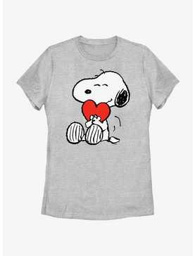 Peanuts Snoopy Valentines Heart Womens T-Shirt, , hi-res