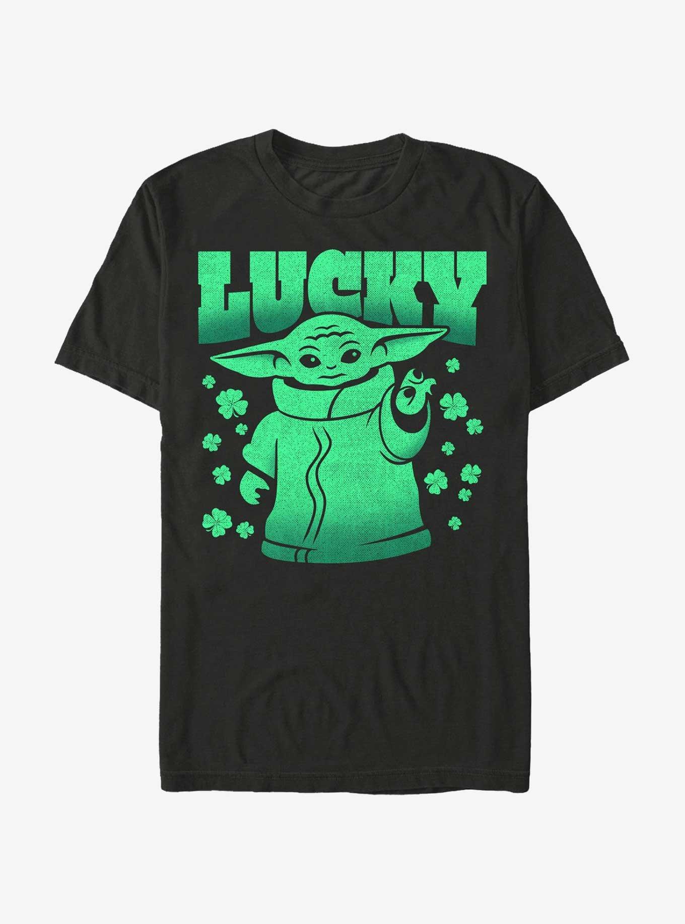 Star Wars The Mandalorian Grogu Lucky One T-Shirt, BLACK, hi-res