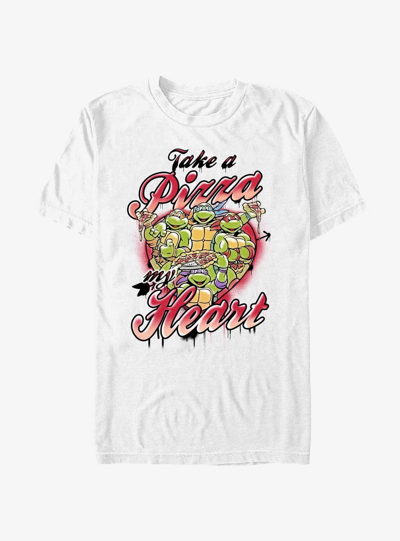 Teenage Mutant Ninja Turtles Pizza Heart T-Shirt, WHITE, hi-res