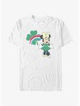 Disney Minnie Mouse Clover Rainbow T-Shirt, WHITE, hi-res