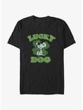 Peanuts Lucky Dog T-Shirt, BLACK, hi-res