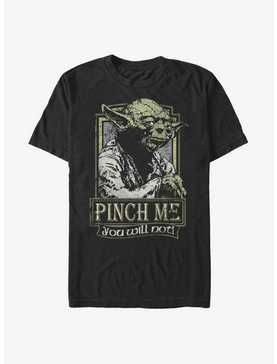 Star Wars Yoda Pinch Me You Will Not T-Shirt, , hi-res