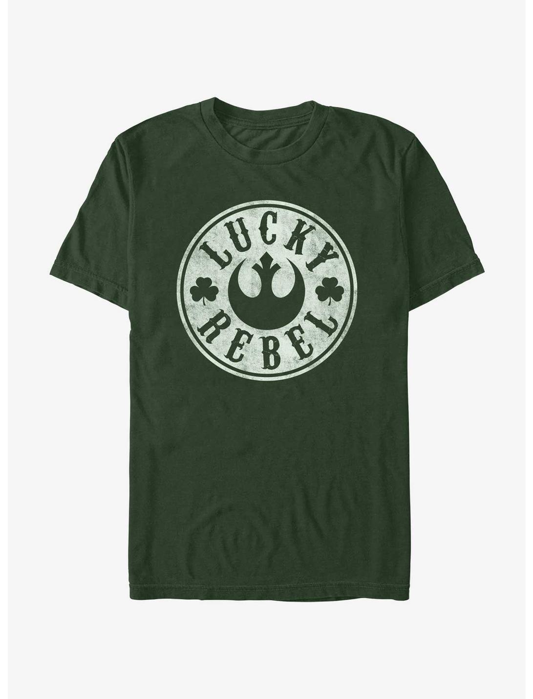 Star Wars Lucky Rebel T-Shirt, FOREST GRN, hi-res