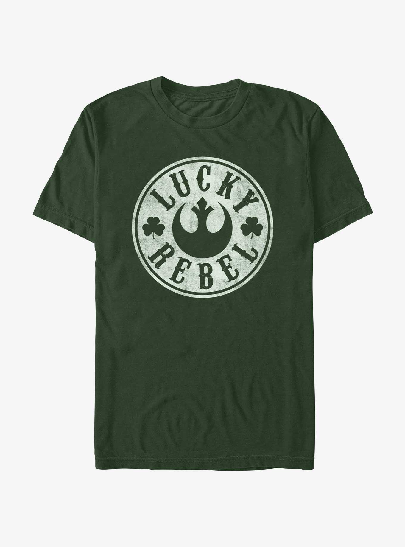 Star Wars Lucky Rebel T-Shirt, FOREST GRN, hi-res