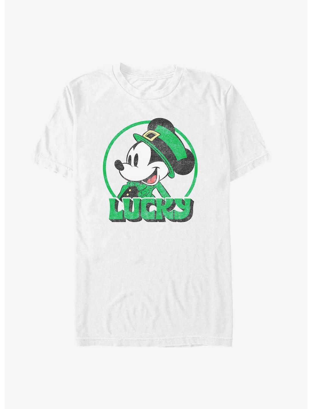 Disney Mickey Mouse Lucky Mouse T-Shirt, WHITE, hi-res