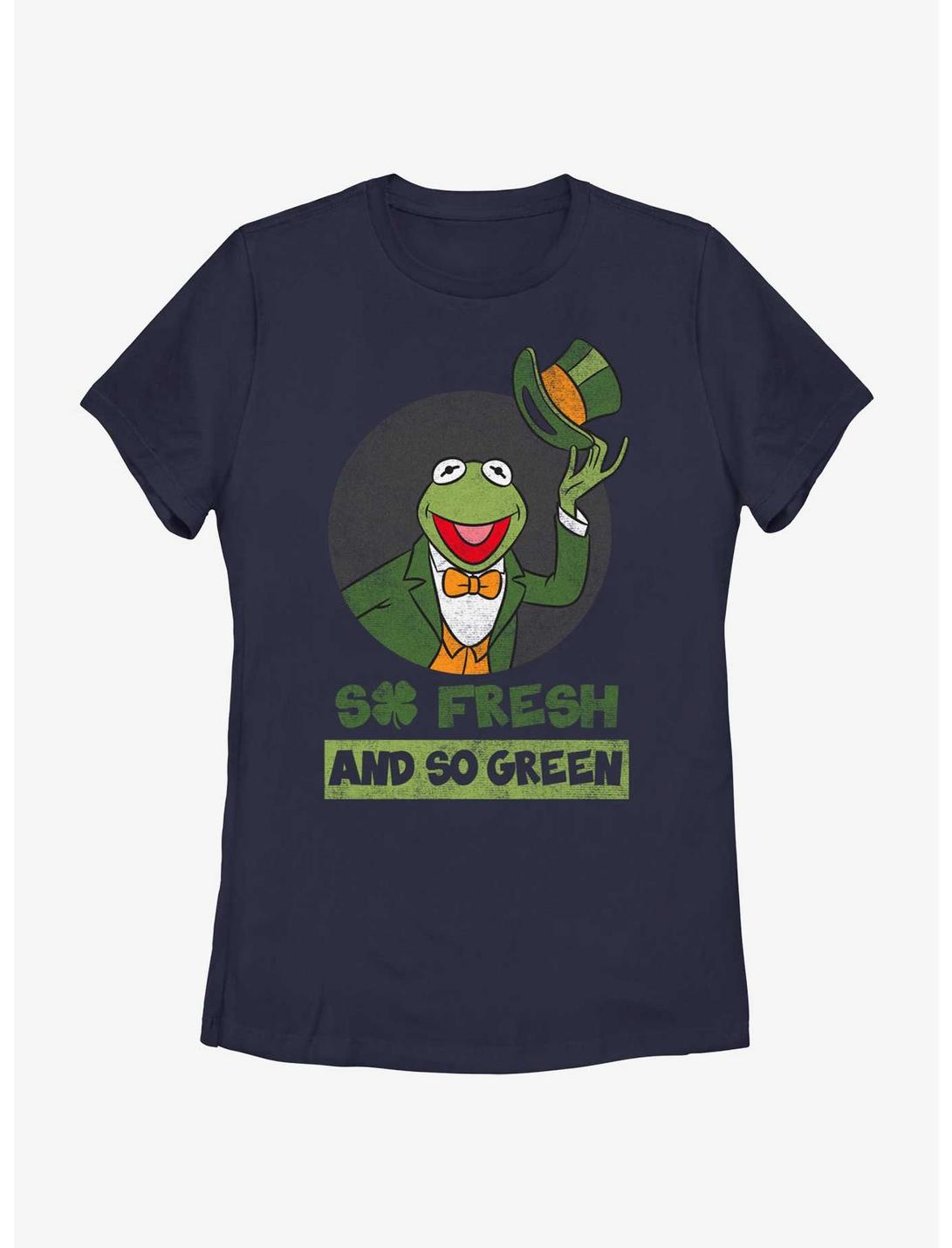 Disney The Muppets Kermit Fresh And Green Womens T-Shirt, NAVY, hi-res