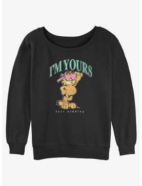 Garfield I'm Yours Womens Slouchy Sweatshirt, , hi-res