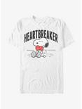 Peanuts Snoopy Heartbreaker T-Shirt, WHITE, hi-res