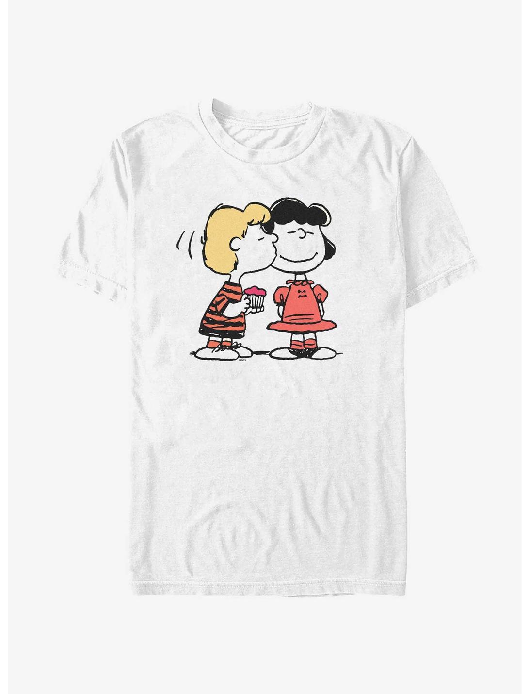 Peanuts Relationship Goals Schroeder and Lucy T-Shirt, WHITE, hi-res