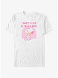 Peanuts Snoopy & Woodstock I Love Hugs And You T-Shirt, WHITE, hi-res