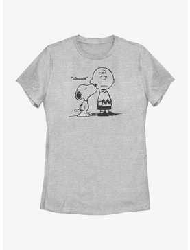 Peanuts Smooch Snoopy & Charlie Brown Womens T-Shirt, , hi-res