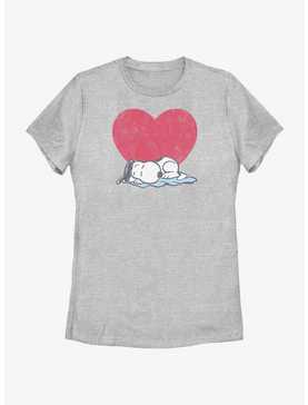 Peanuts Snoopy Heart Womens T-Shirt, , hi-res