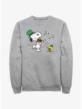 Peanuts St. Patricks Fun Sweatshirt, ATH HTR, hi-res