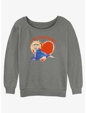 Disney The Muppets Miss Piggy I Am Everything Womens Slouchy Sweatshirt, , hi-res