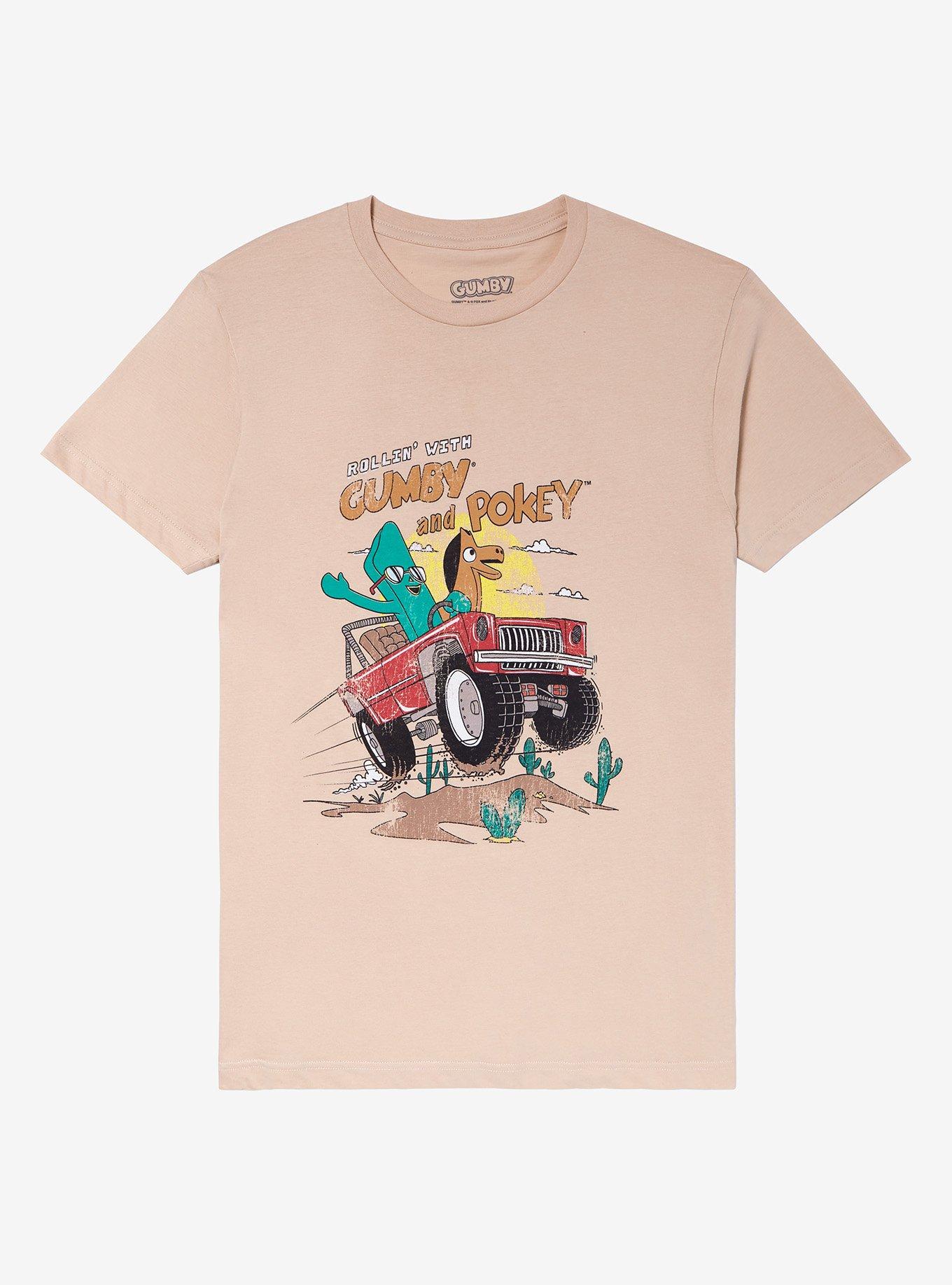 Gumby And Pokey Jeep T-Shirt, SAND, hi-res