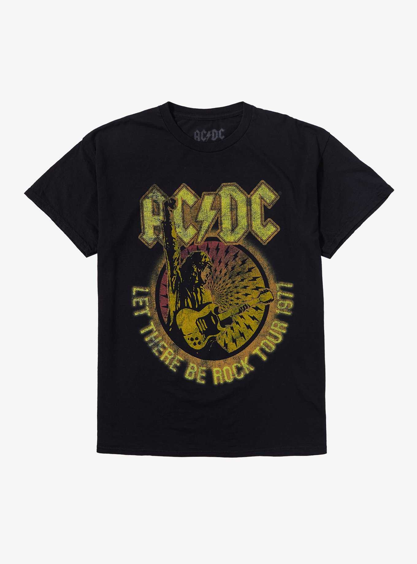 AC/DC Let There Be Rock 1977 Tour Boyfriend Fit Girls T-Shirt, , hi-res