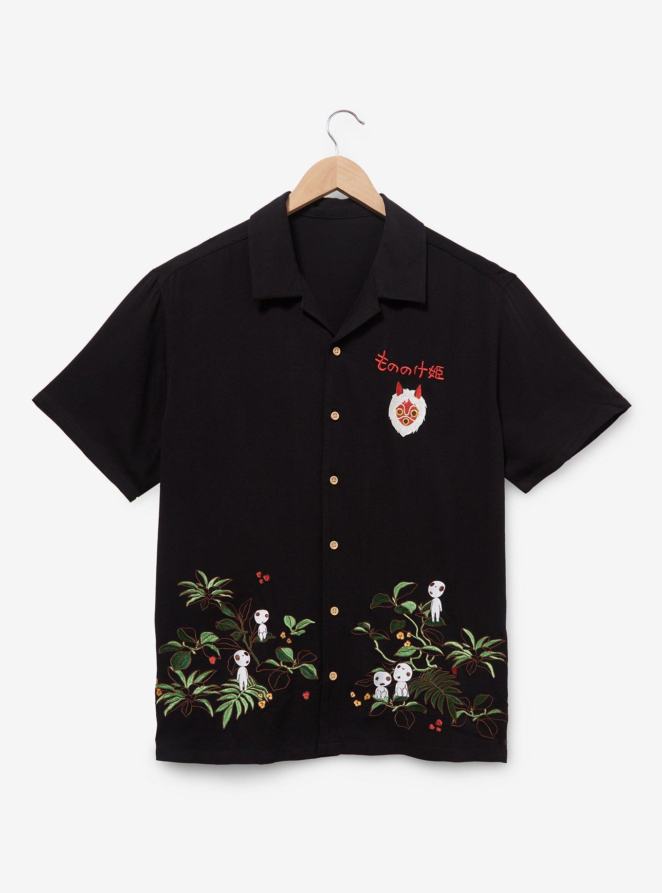 Studio Ghibli Princess Mononoke Kodama Woven Button-Up