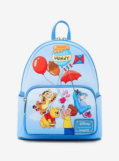 disney winnie the pooh balloon friends mini backpack Loungefly Disney Winnie the Pooh Balloon Group Portrait Mini Backpack -  BoxLunch Exclusive