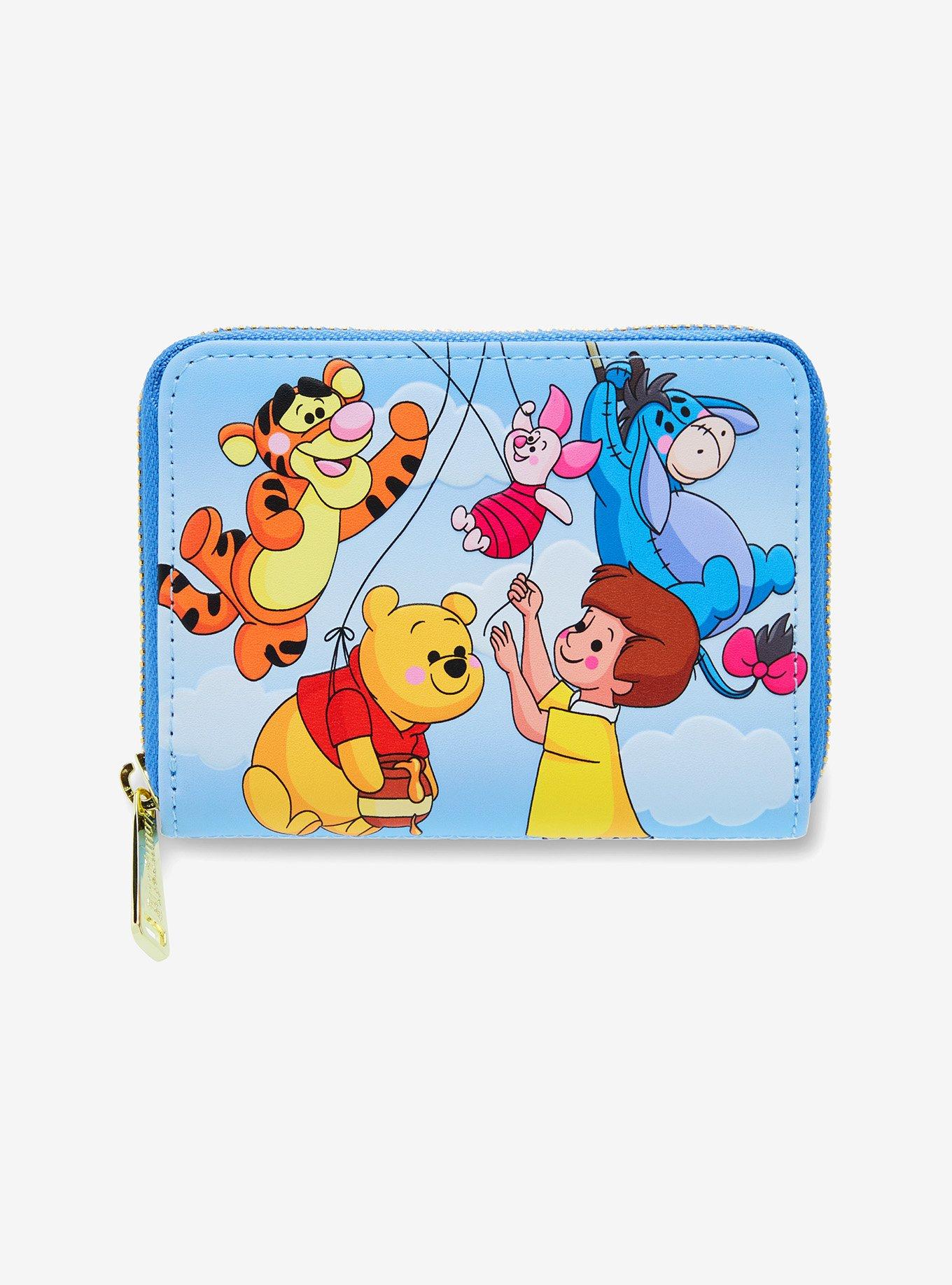 Loungefly Disney Winnie the Pooh Balloon Group Portrait Small Zip Wallet - BoxLunch Exclusive, , hi-res