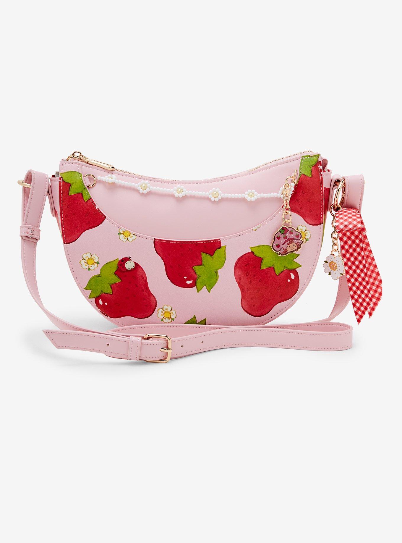 Strawberry Shortcake Beaded Chain Crossbody Bag — BoxLunch Exclusive