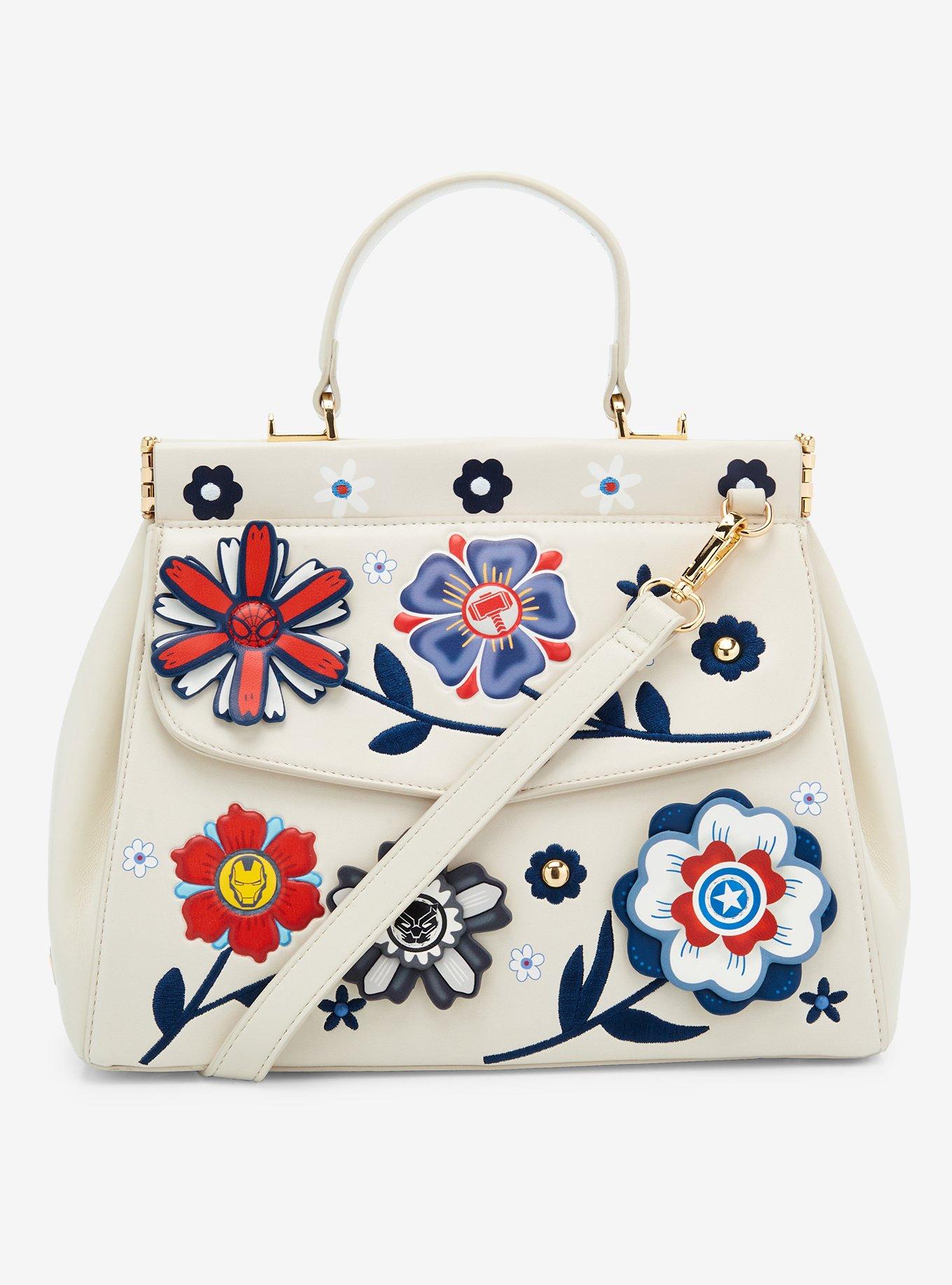 Marvel Avengers Floral Crossbody Bag - BoxLunch Exclusive