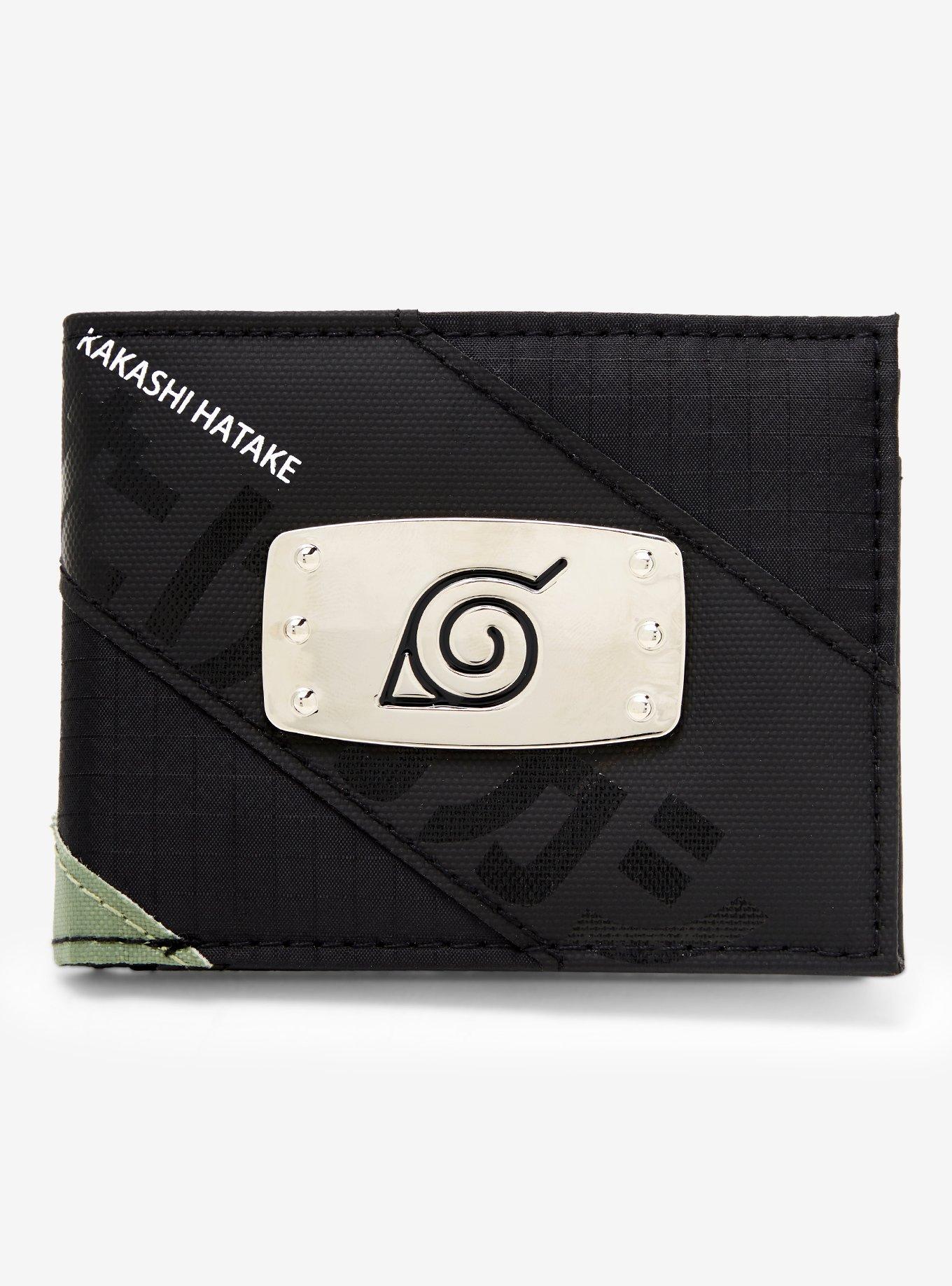 Naruto Shippuden Kakashi Hatake Symbol Bifold Wallet - BoxLunch Exclusive, , hi-res