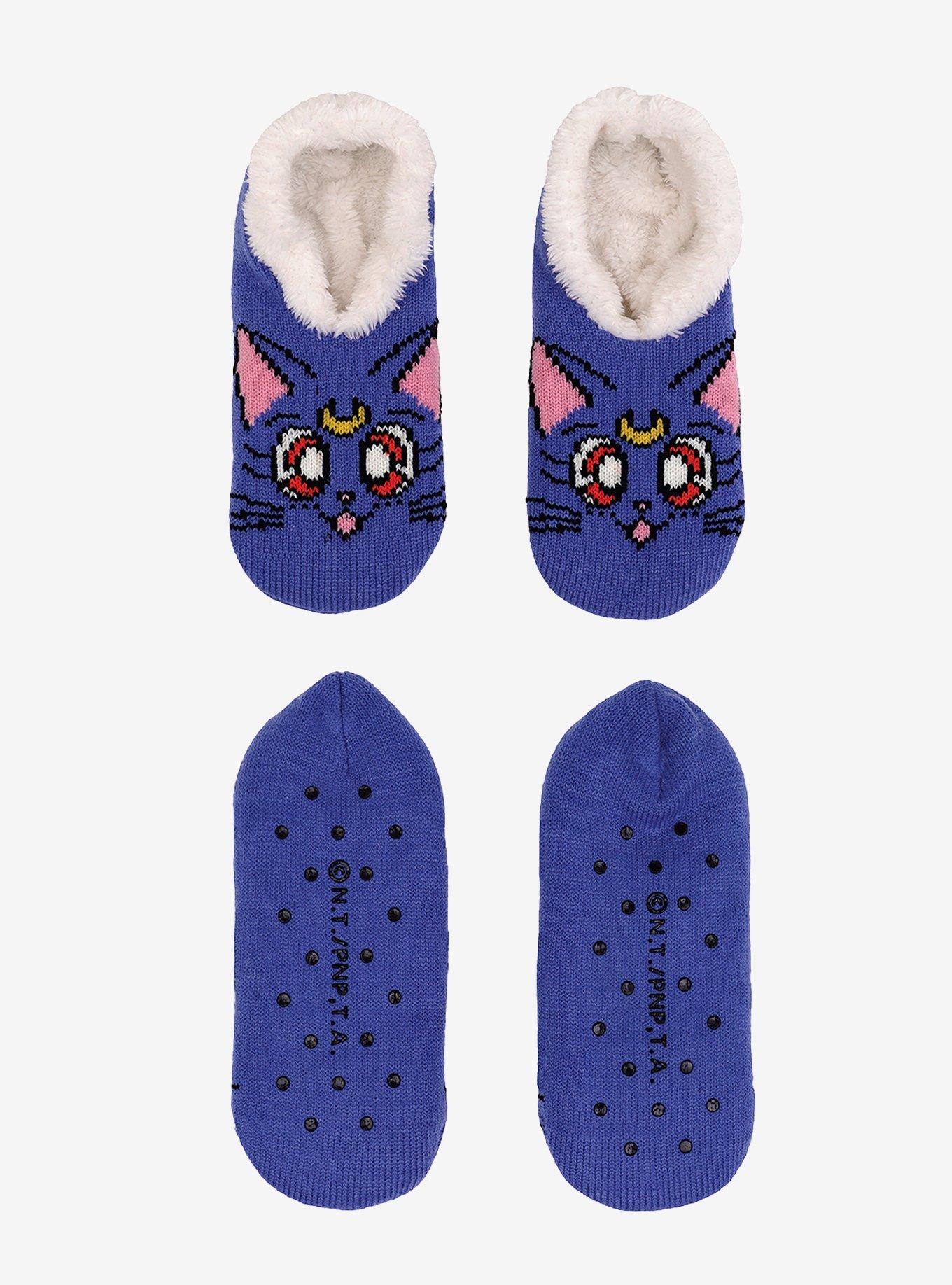 Sailor Moon Luna Plush Cozy Slipper Socks, , hi-res