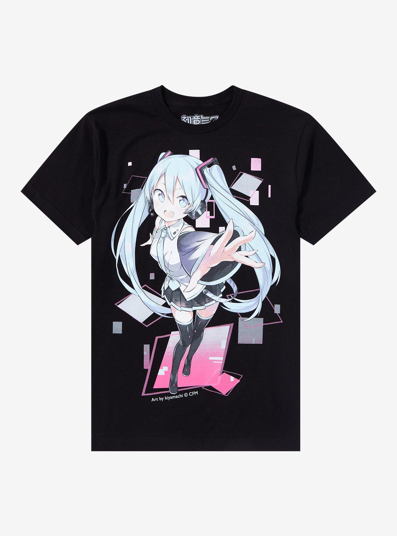 Hatsune Miku Panel T-Shirt, MULTI, hi-res