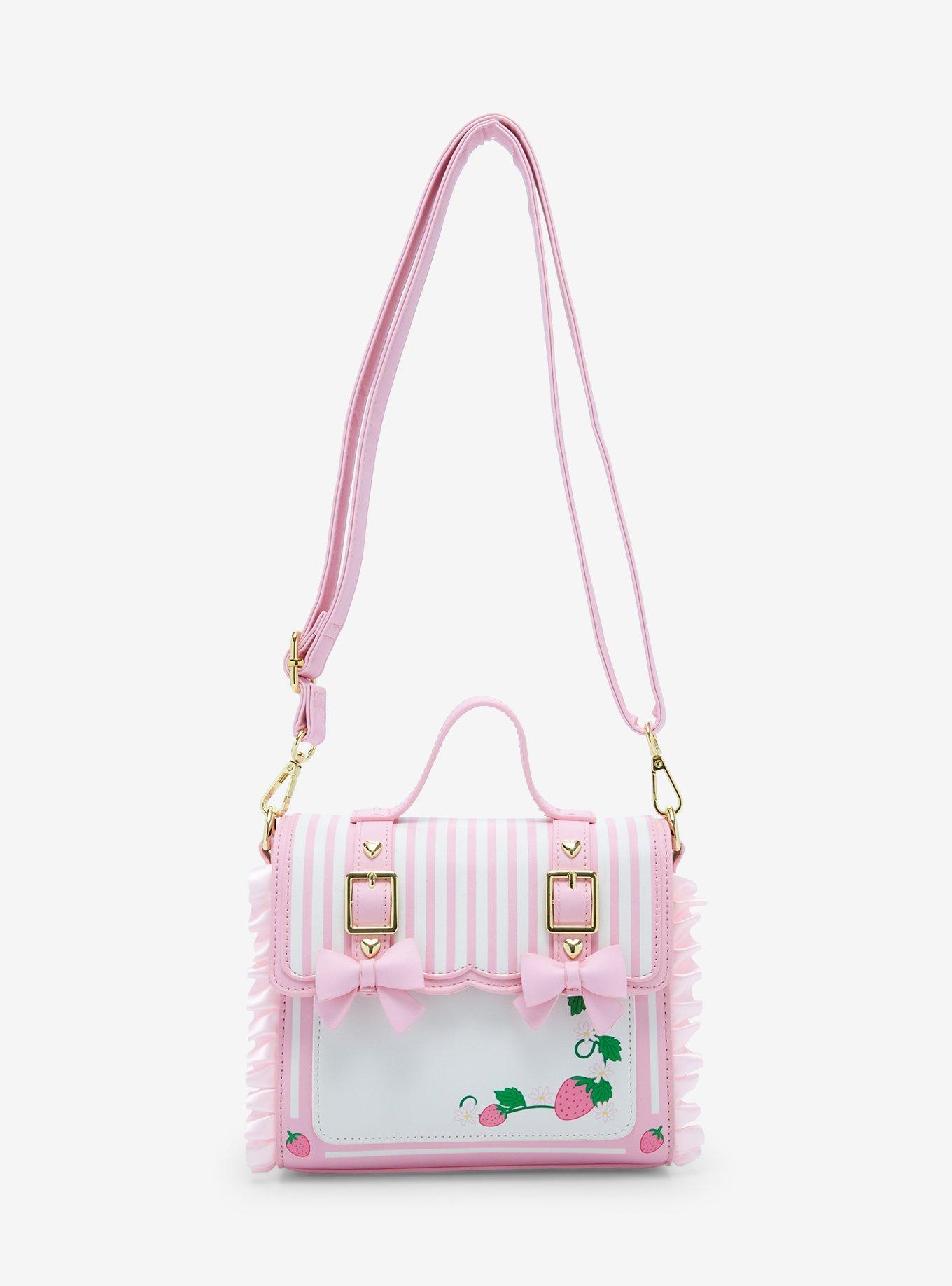 【MUSED】Mused Strawberry Cotton Bag - White Bag - musedofficial