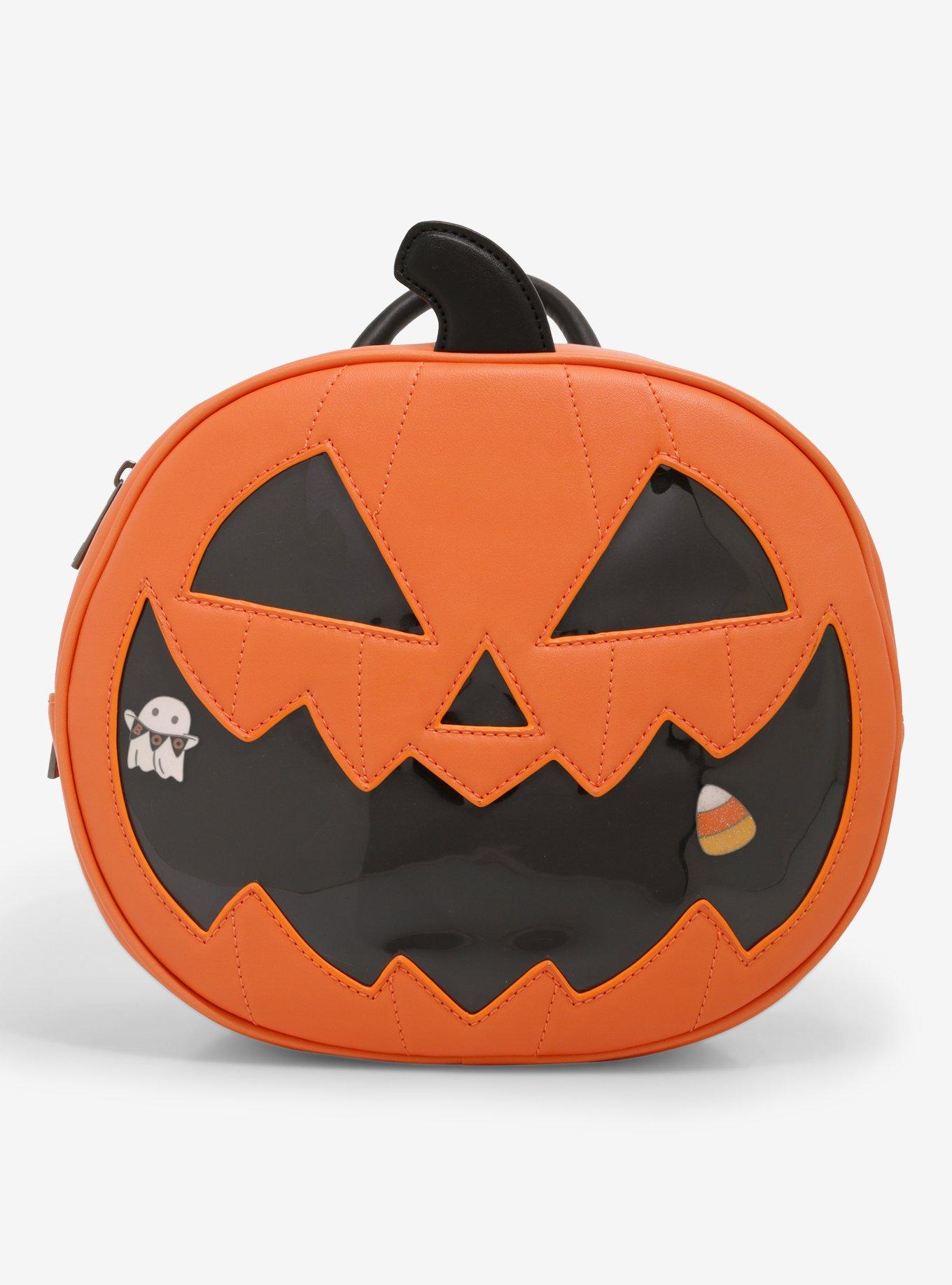 Pumpkin Figural Pin Collector Backpack, , hi-res