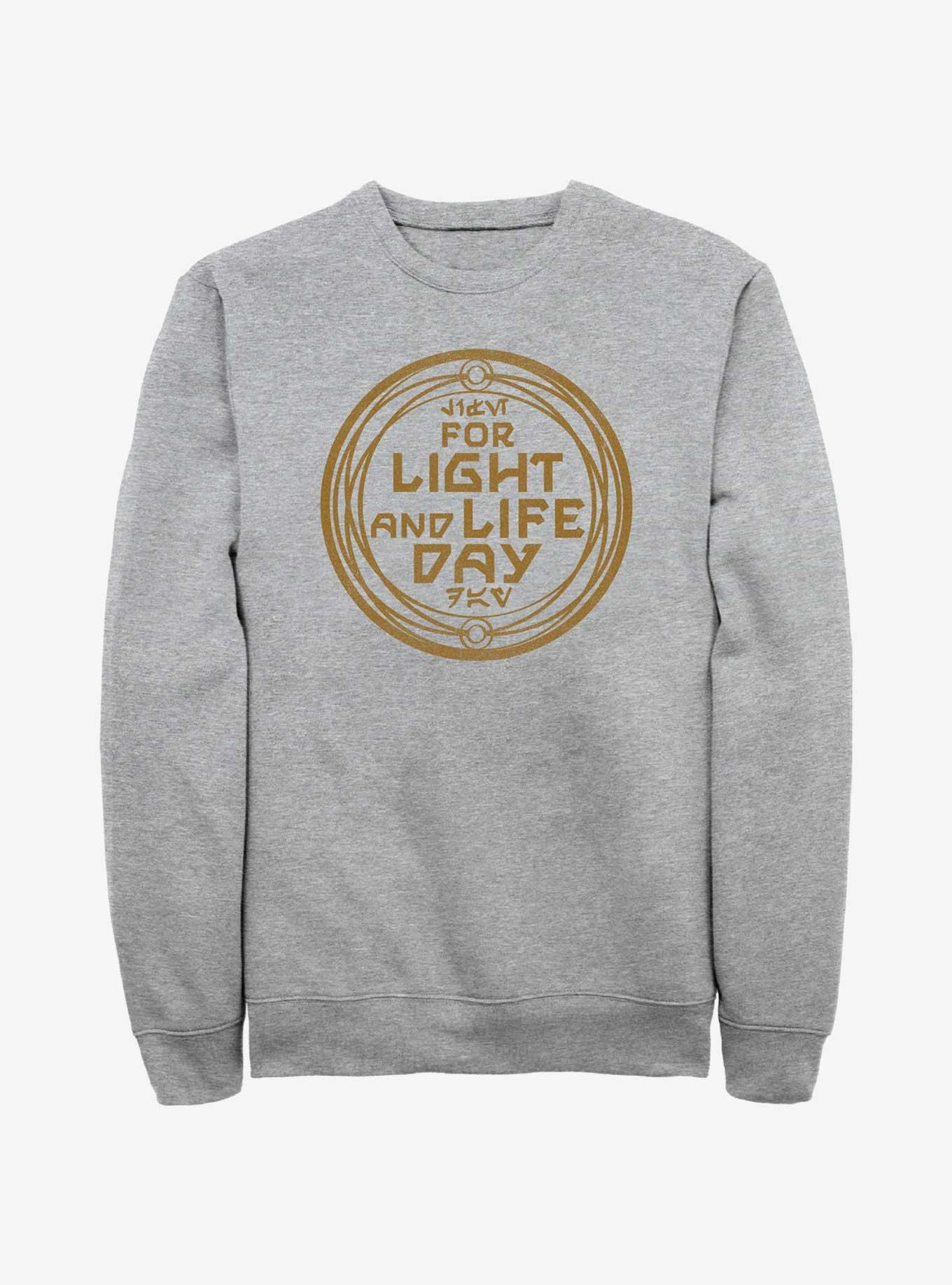 Star Wars For Light And Life Day Badge Sweatshirt, , hi-res