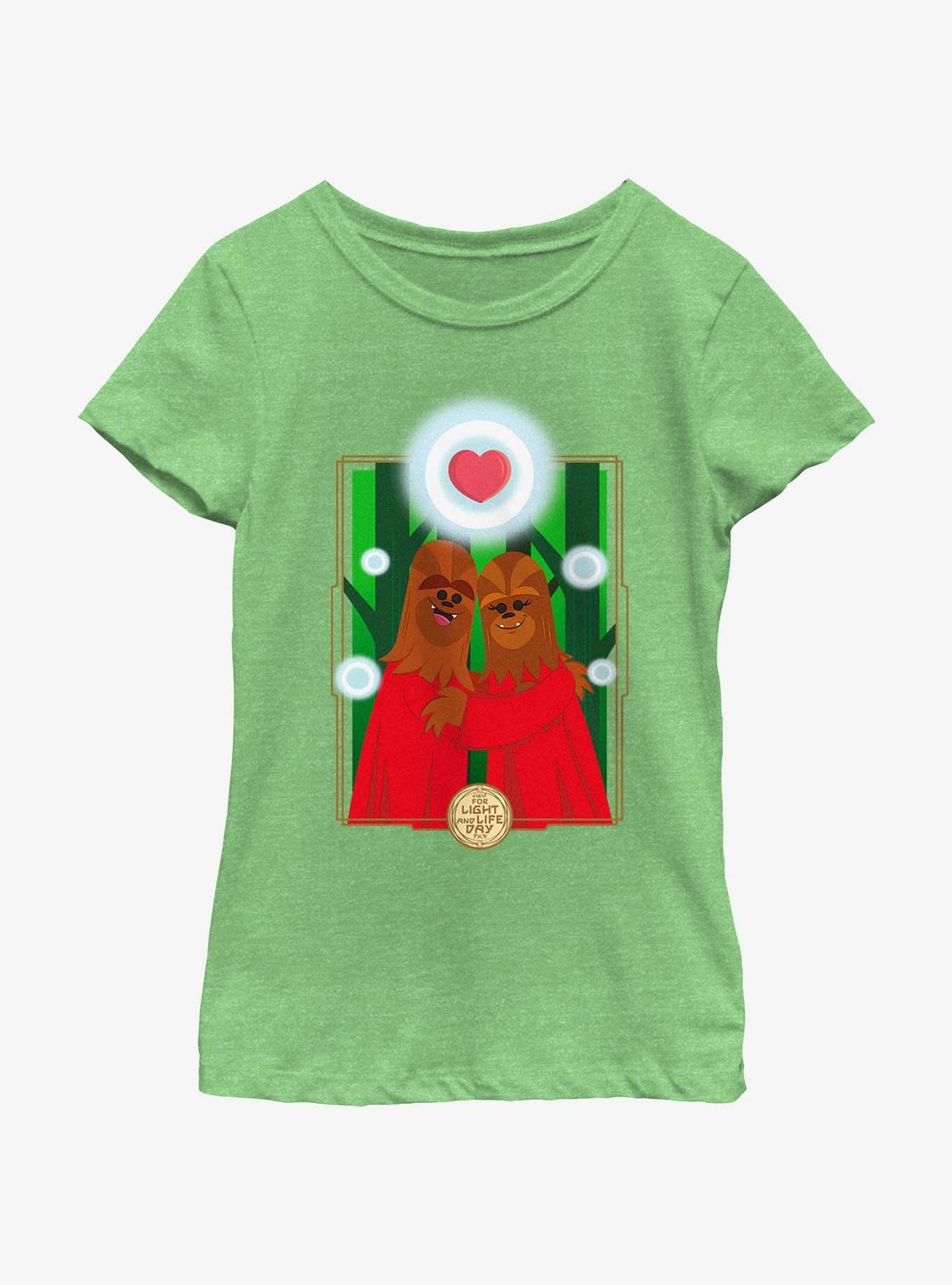 Star Wars Life Day Wookie Love Youth Girls T-Shirt, , hi-res