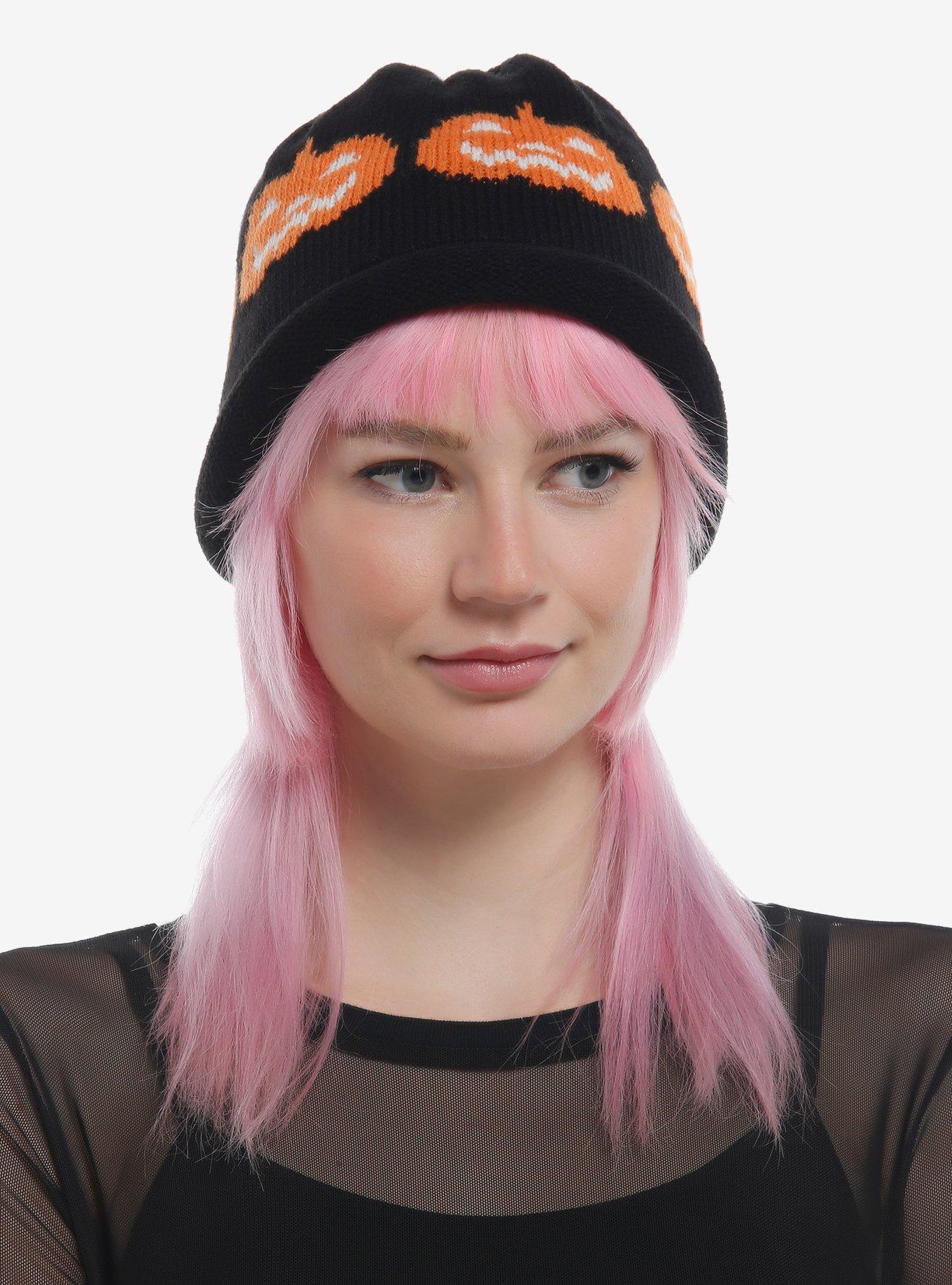 Jack-O'-Lanterns Knit Beanie