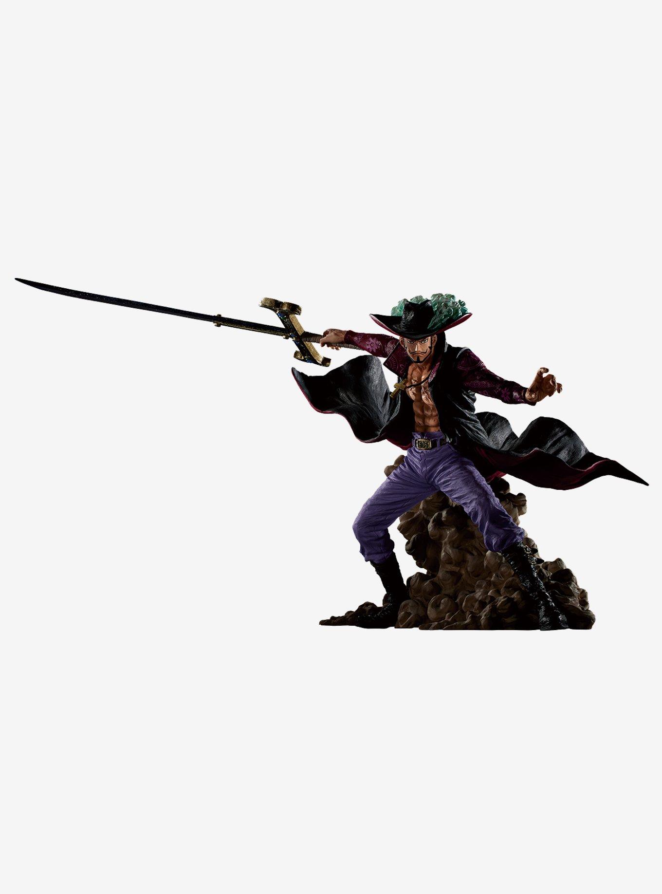 Bandai Spirits One Piece Ichibansho Dracule Mihawk (Genealogy Of Swordsman's Soul) Figure, , hi-res