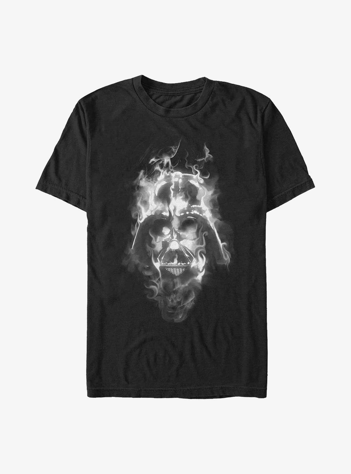 Star Wars Darth Vader Smoke Extra Soft T-Shirt, BLACK, hi-res