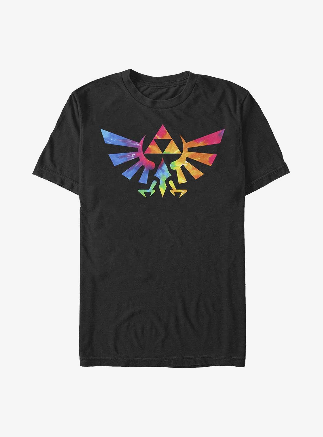 The Legend of Zelda Groovy Crest Extra Soft T-Shirt, BLACK, hi-res