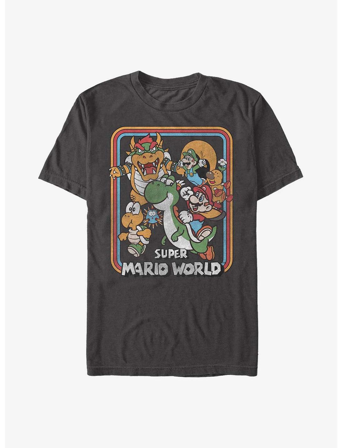 Nintendo Mario Magic Ride Extra Soft T-Shirt, CHARCOAL, hi-res