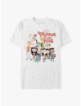 Disney Phineas Ferb The Group Extra Soft T-Shirt, , hi-res
