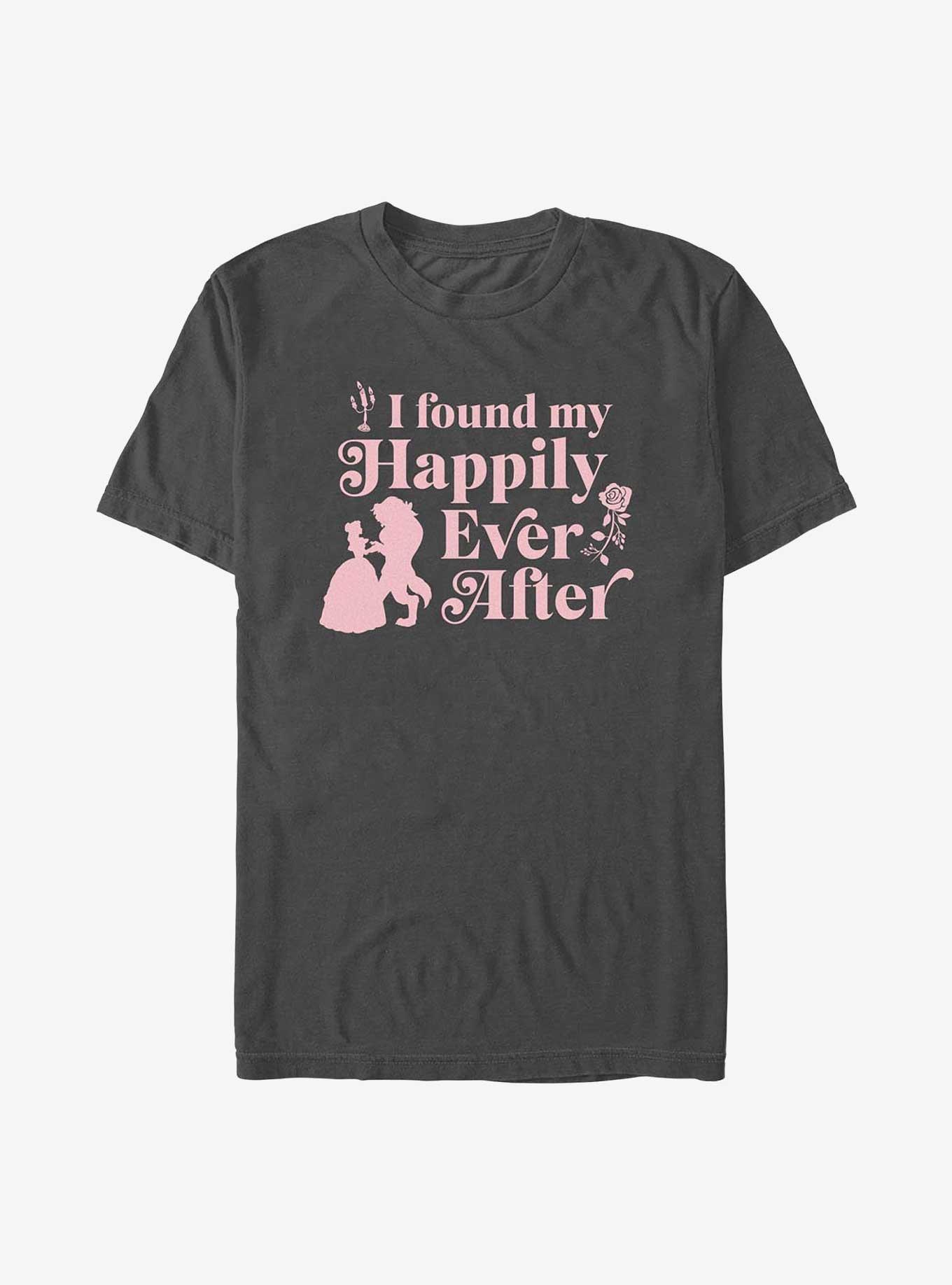 Disney Beauty and the Beast Found My Happily Ever After Extra Soft T-Shirt, , hi-res