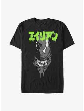 Alien Big Face Kanji Extra Soft T-Shirt, , hi-res