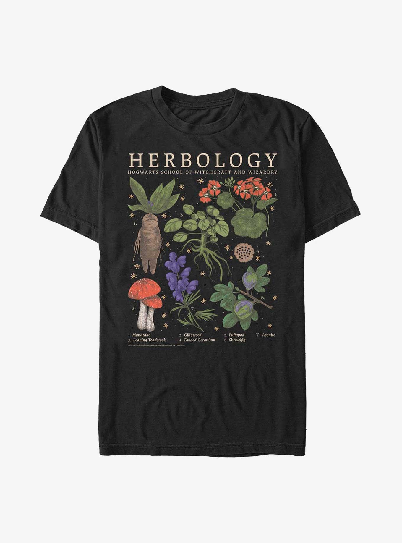 Harry Potter Herbology Extra Soft T-Shirt, BLACK, hi-res