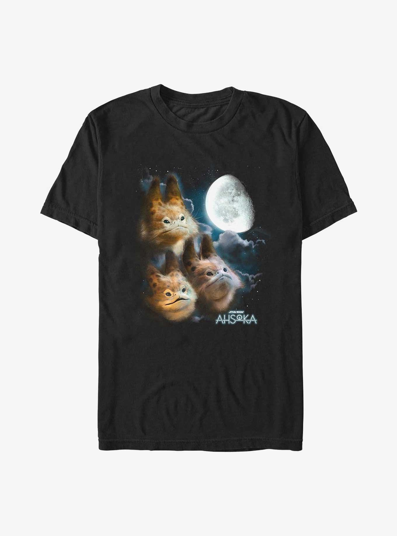 Marvel Ahsoka Three Loth Cat Moon Heavyweight T-Shirt