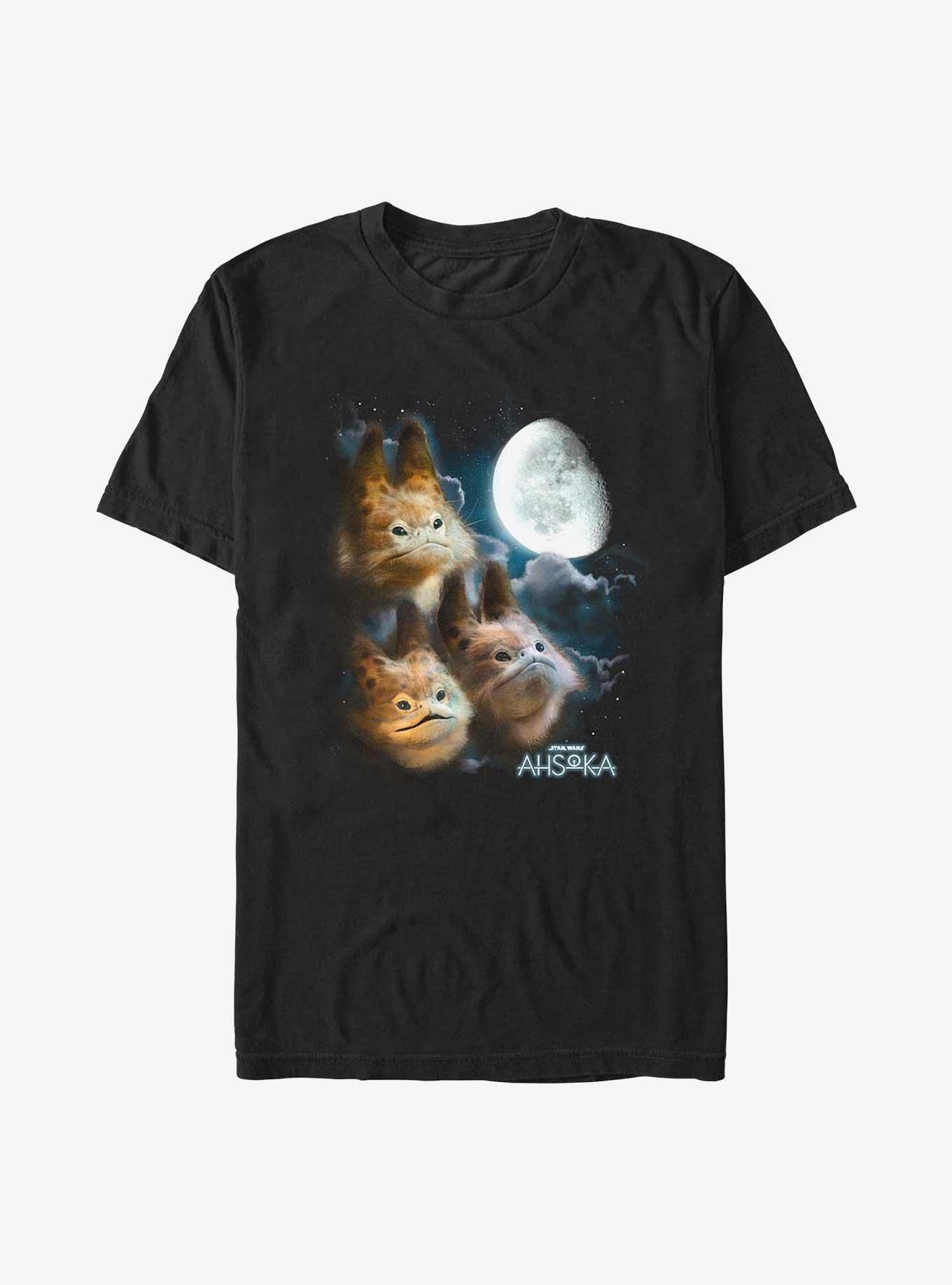 Marvel Ahsoka Three Loth Cat Moon Extra Soft T-Shirt, BLACK, hi-res