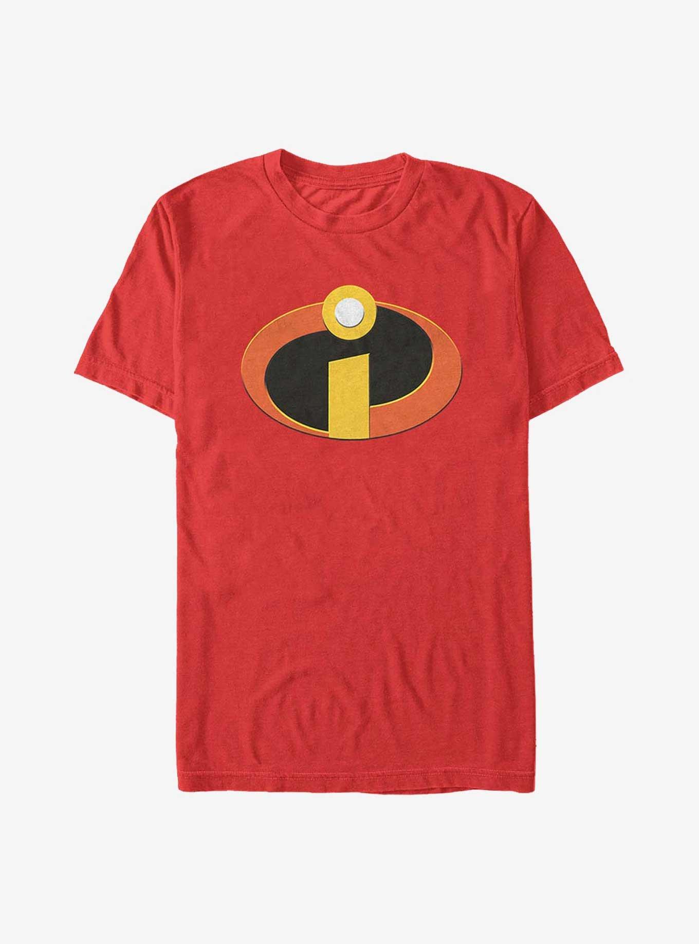 Disney Pixar The Incredibles Logo Extra Soft T-Shirt, RED, hi-res