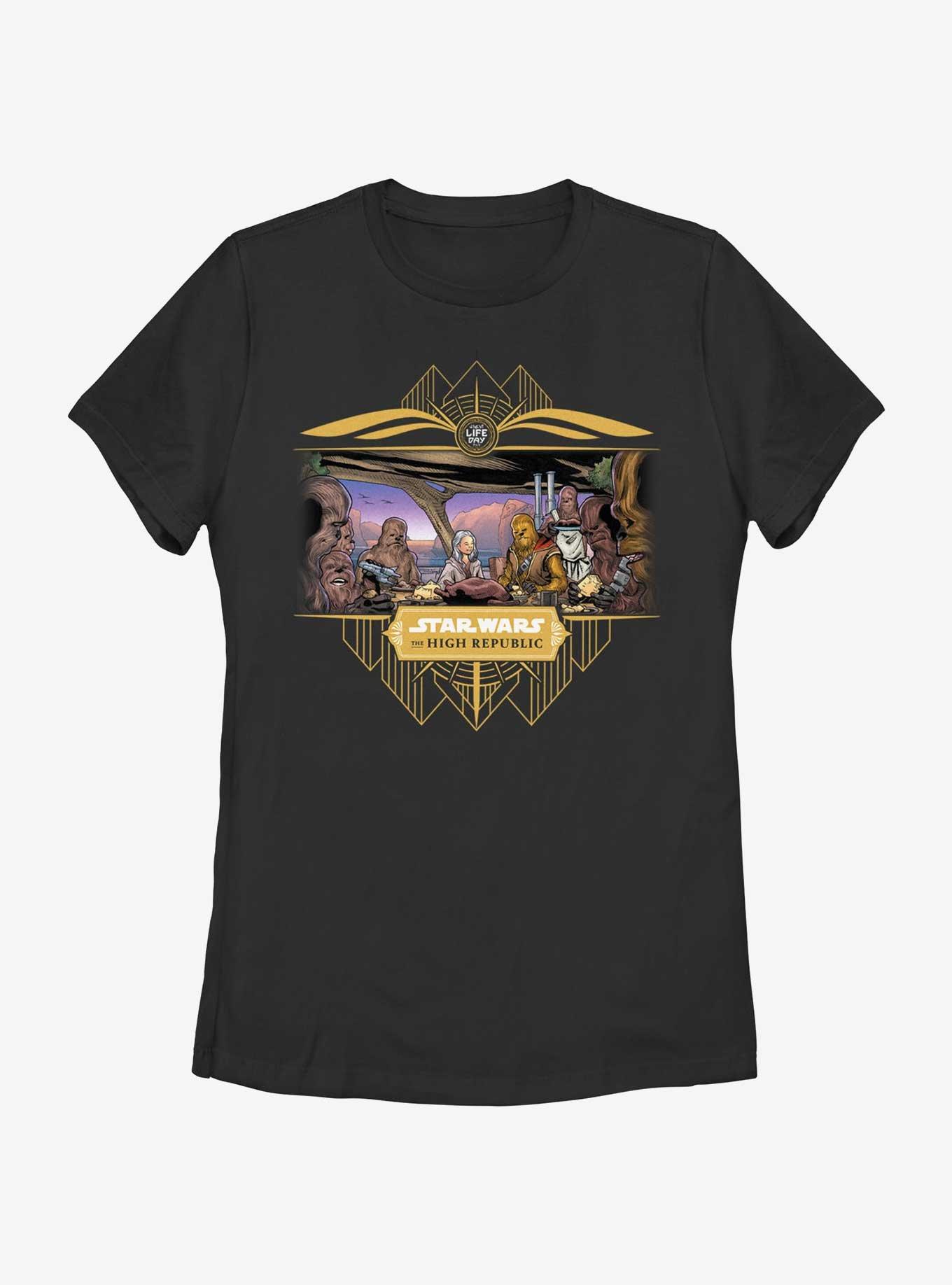 Star Wars Life Day Wookie Gathering Womens T-Shirt, , hi-res