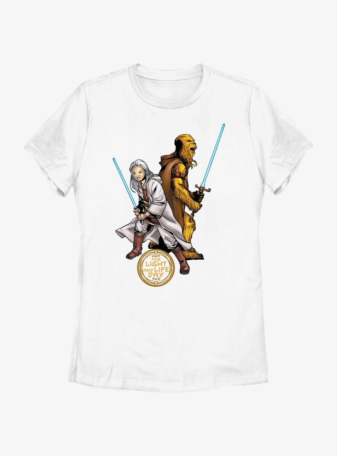 Star Wars Life Day Back To Back Womens T-Shirt, , hi-res